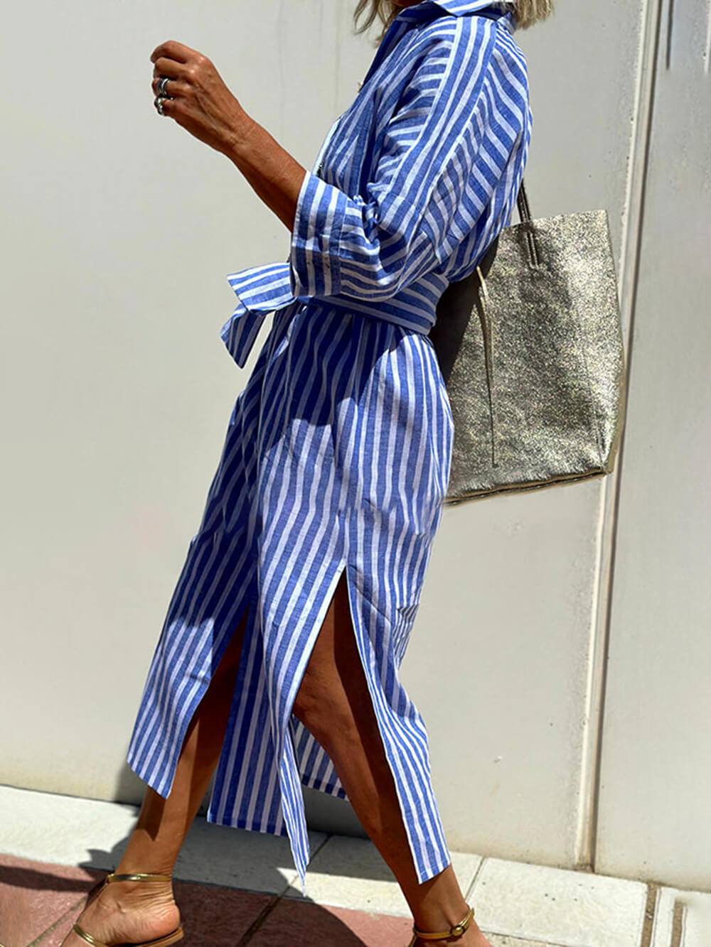 Elia™ | Striped Shirtdress