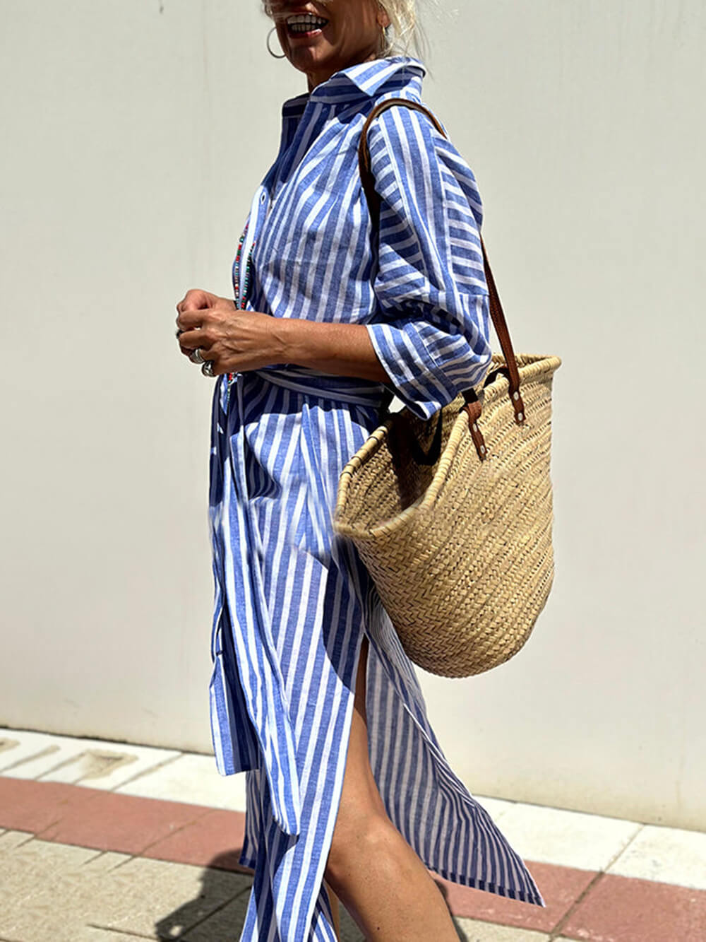 Elia™ | Striped Shirtdress