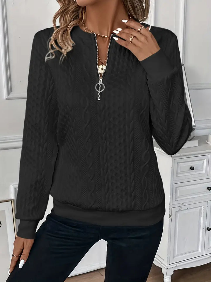 Ingeborg™ | Cozy Zipper Sweater