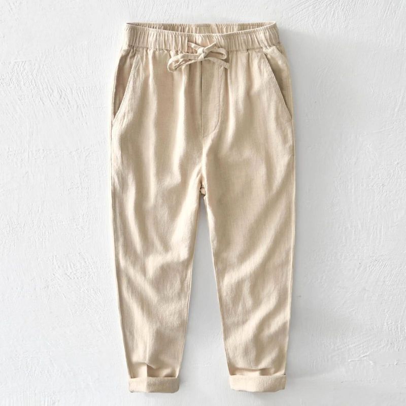 Santorini Linen Trousers