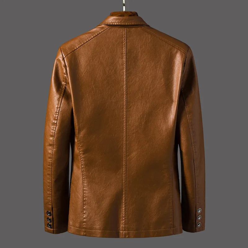 Ryder Men's PU Leather Biker Jacket