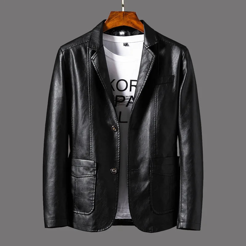 Ryder Men's PU Leather Biker Jacket