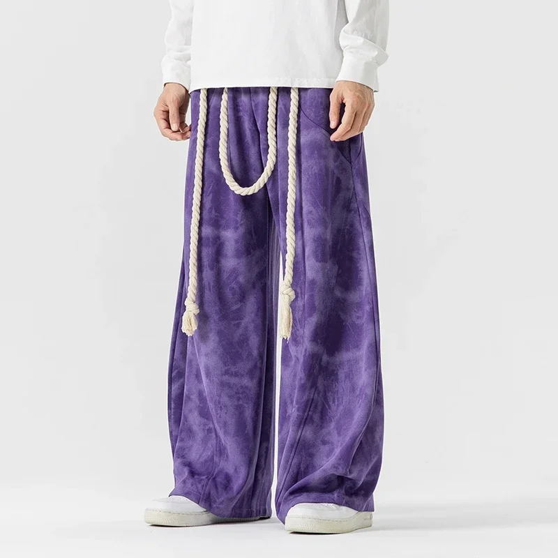 Edge Drift Relaxed-Fit Wide-Leg Sweatpants