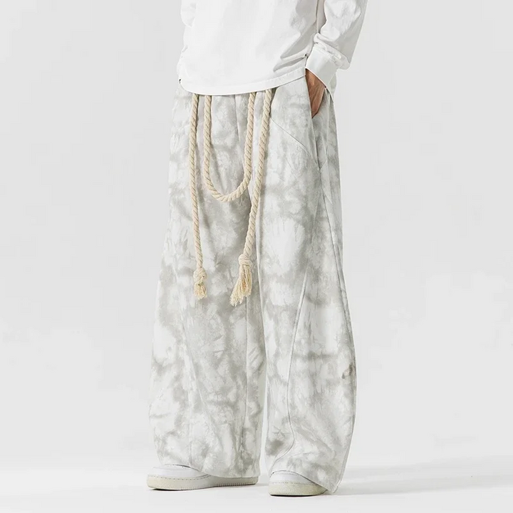 Edge Drift Relaxed-Fit Wide-Leg Sweatpants