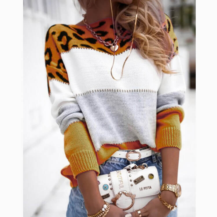 Julia™ | Comfortable Animal Print Sweater