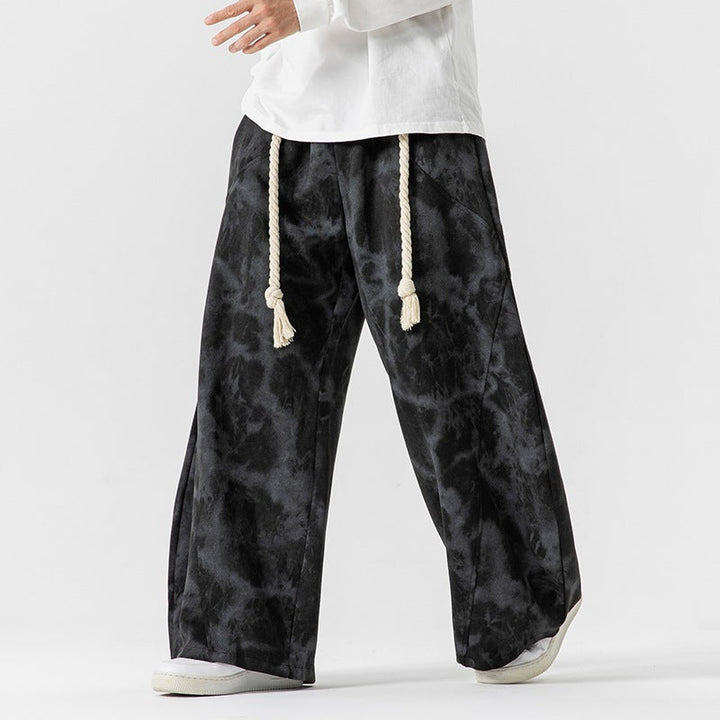 Edge Drift Relaxed-Fit Wide-Leg Sweatpants