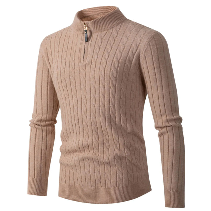 Men's Zipper Pullover Sweater