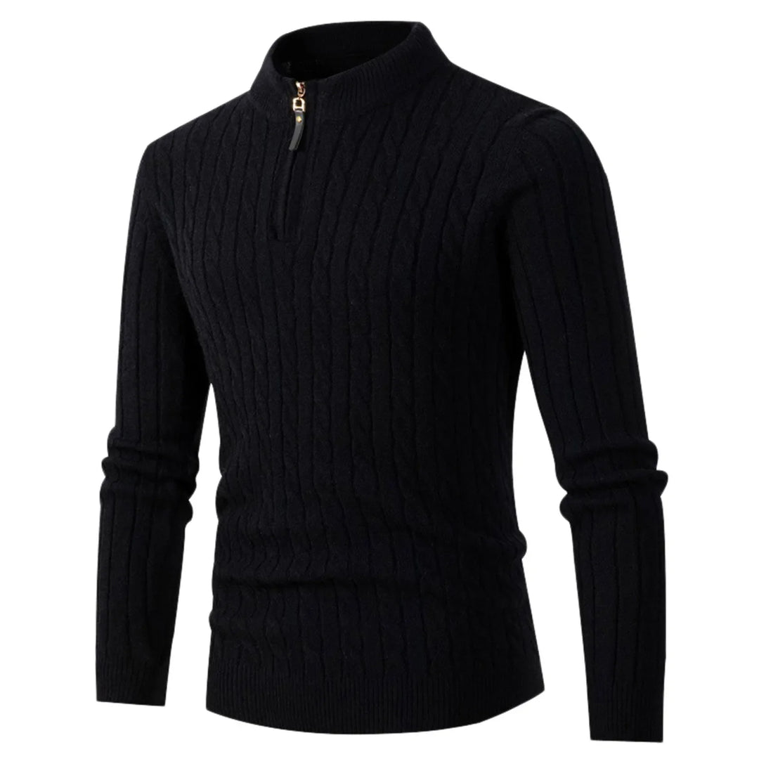 Men's Zipper Pullover Sweater