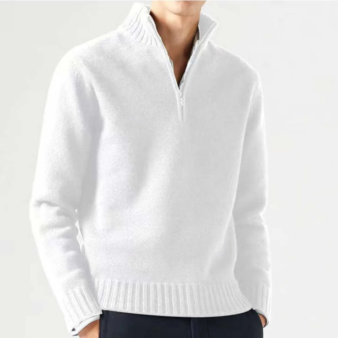 Men's Cashmere Zipper Sweater