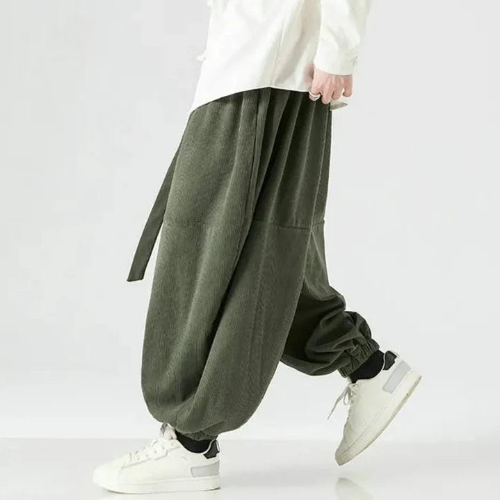 Velvoro Corduroy Harem Pants