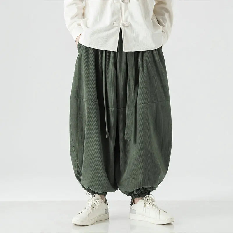 Velvoro Corduroy Harem Pants