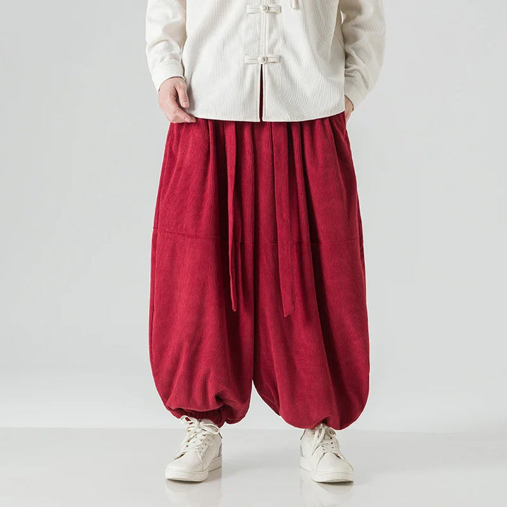 Velvoro Corduroy Harem Pants