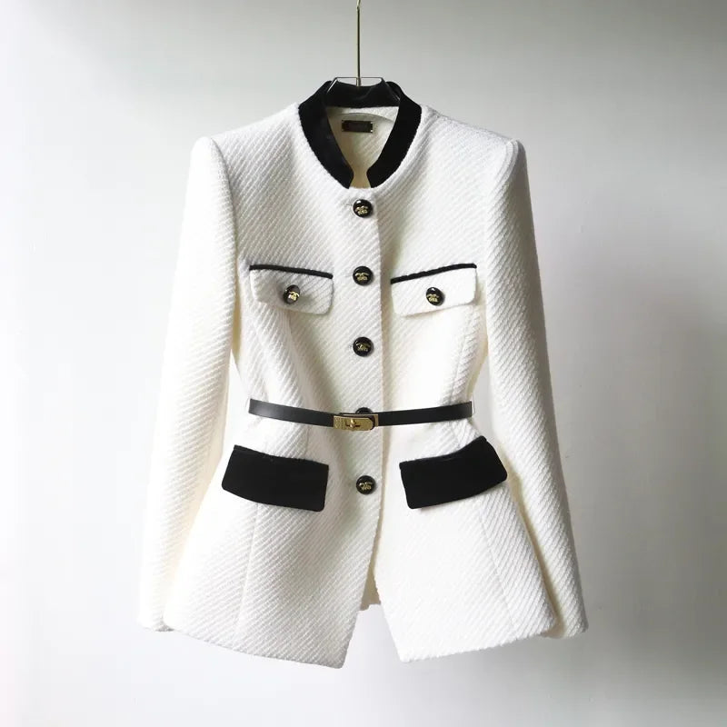 Veronique™ | Elegant Belted Blazer