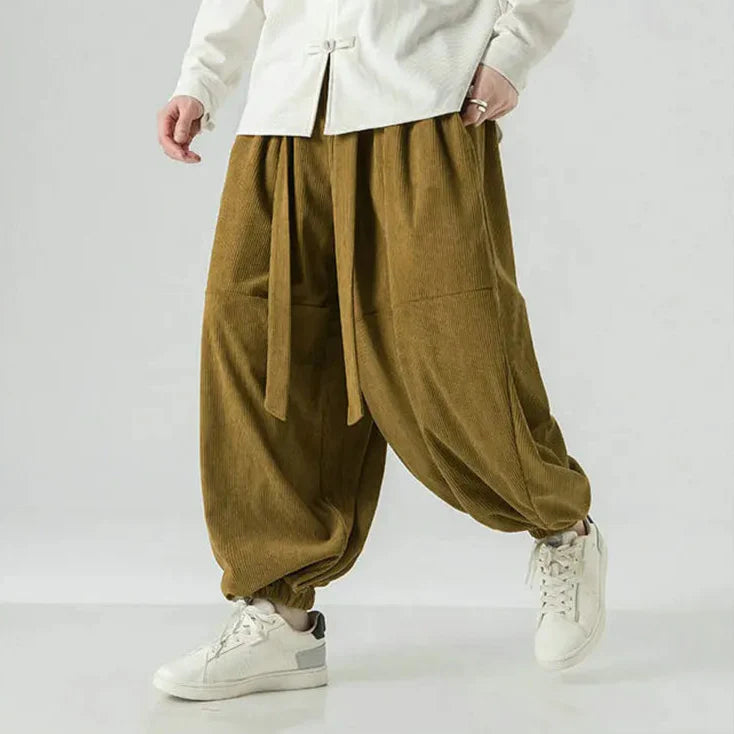 Velvoro Corduroy Harem Pants