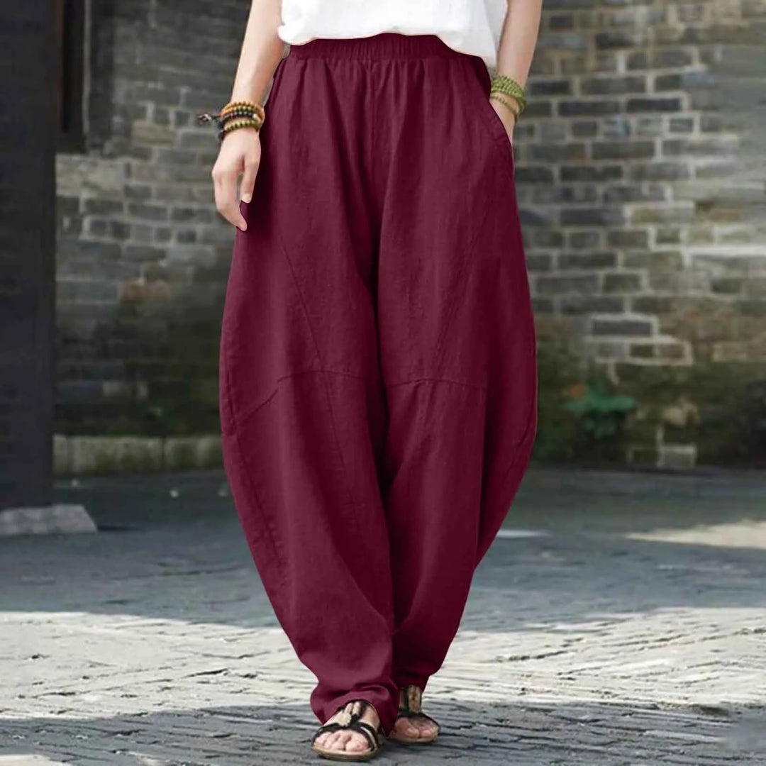 Eloria Linen Harem Pants