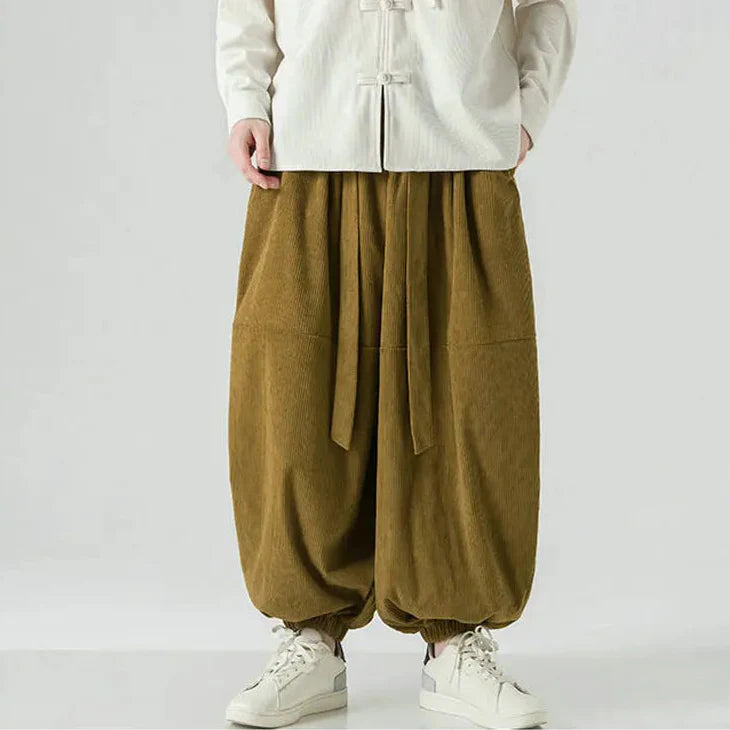 Velvoro Corduroy Harem Pants