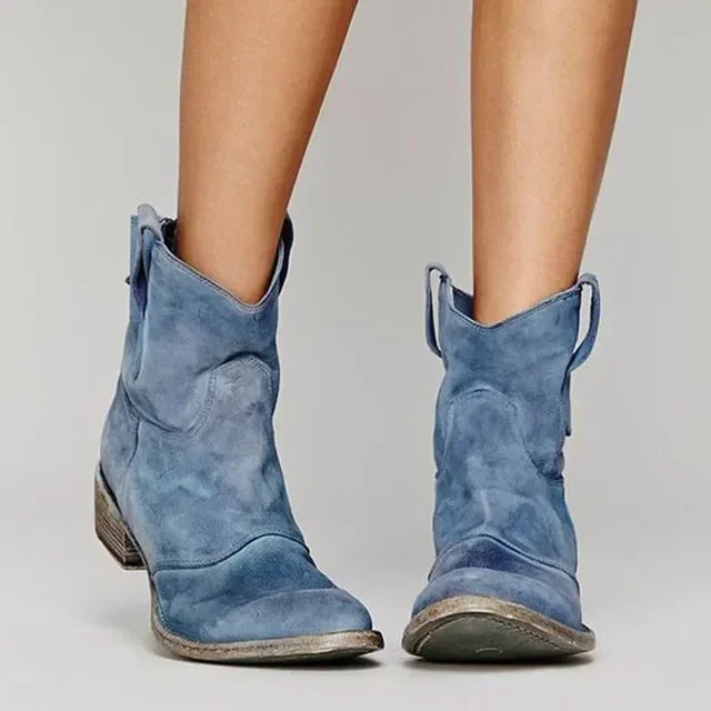 Deveny™ | Vintage Cowboy Ankle Boots