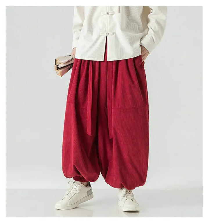 Velvoro Corduroy Harem Pants