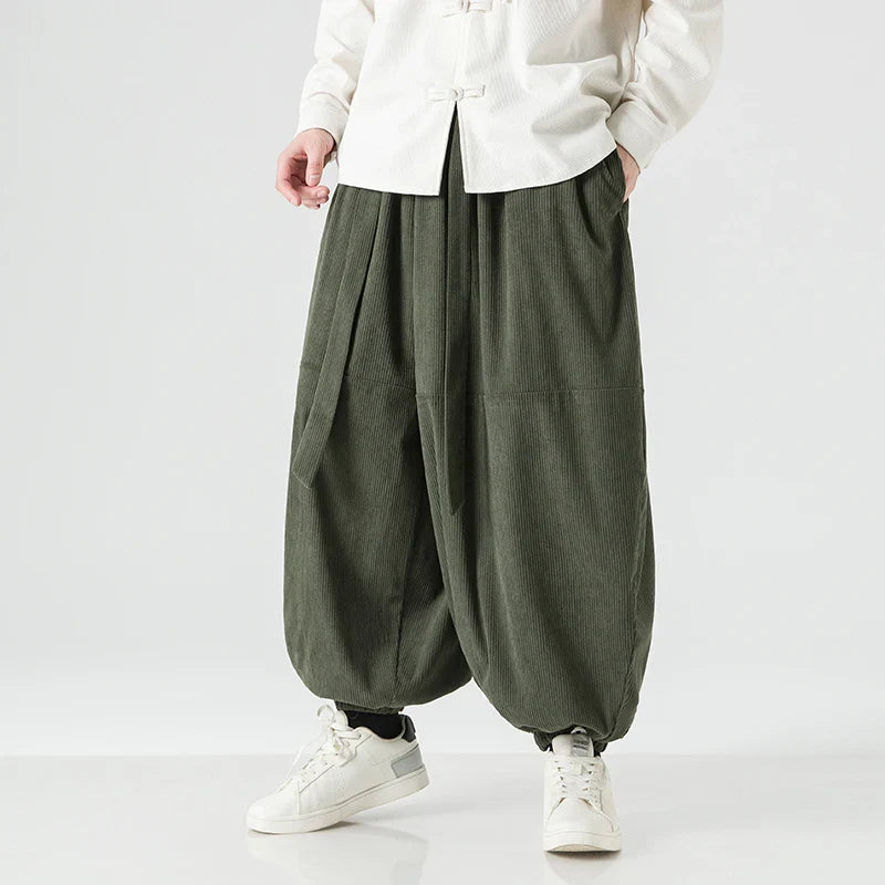 Velvoro Corduroy Harem Pants