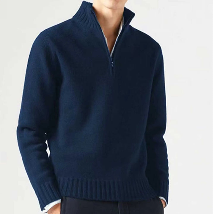 Men's Cashmere Zipper Sweater