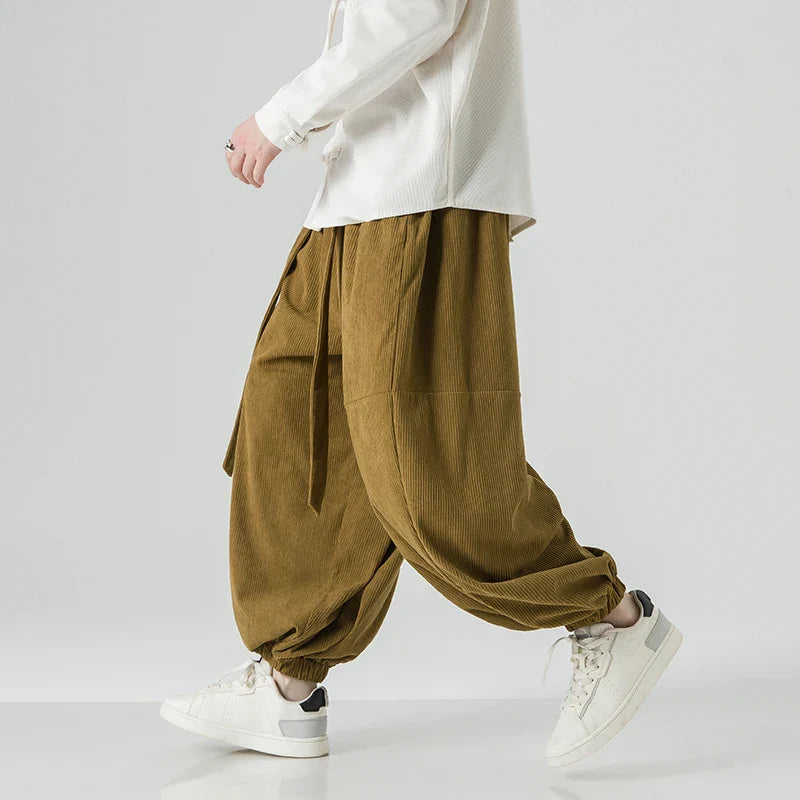 Velvoro Corduroy Harem Pants