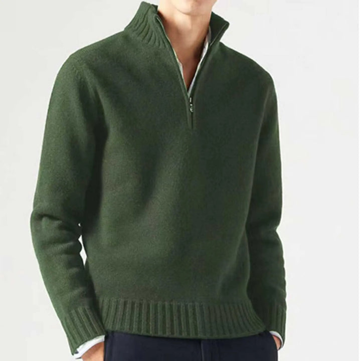 Men's Cashmere Zipper Sweater