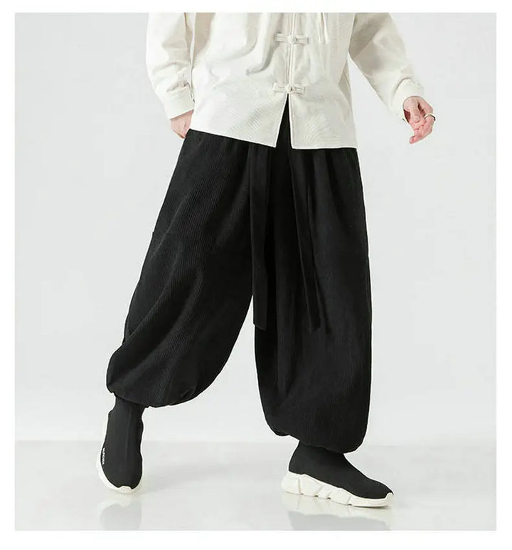 Velvoro Corduroy Harem Pants