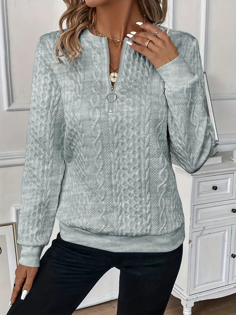 Ingeborg™ | Cozy Zipper Sweater