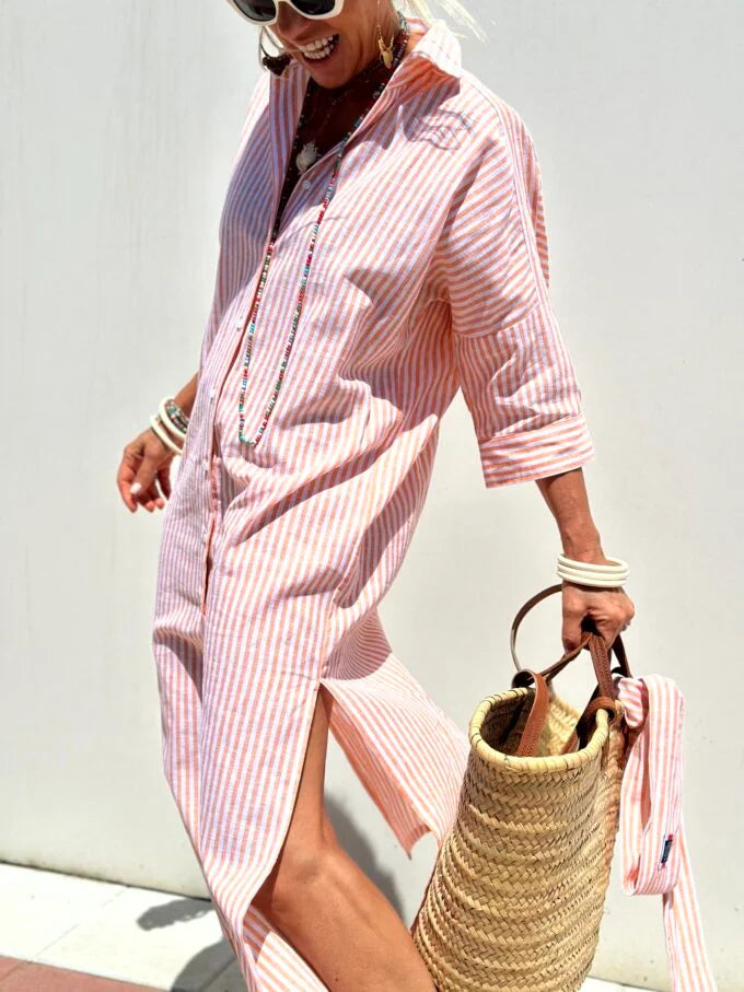 Elia™ | Striped Shirtdress